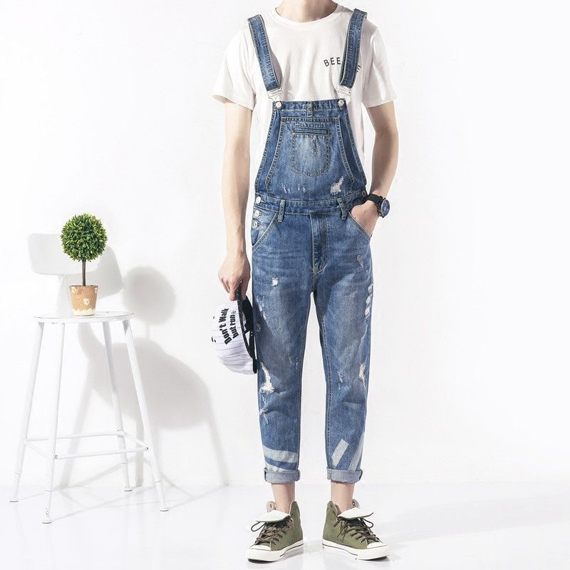 mens skinny jeans overalls
