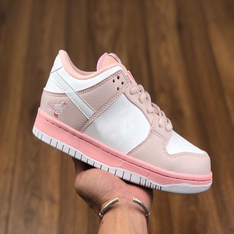 dunk rosa e preto