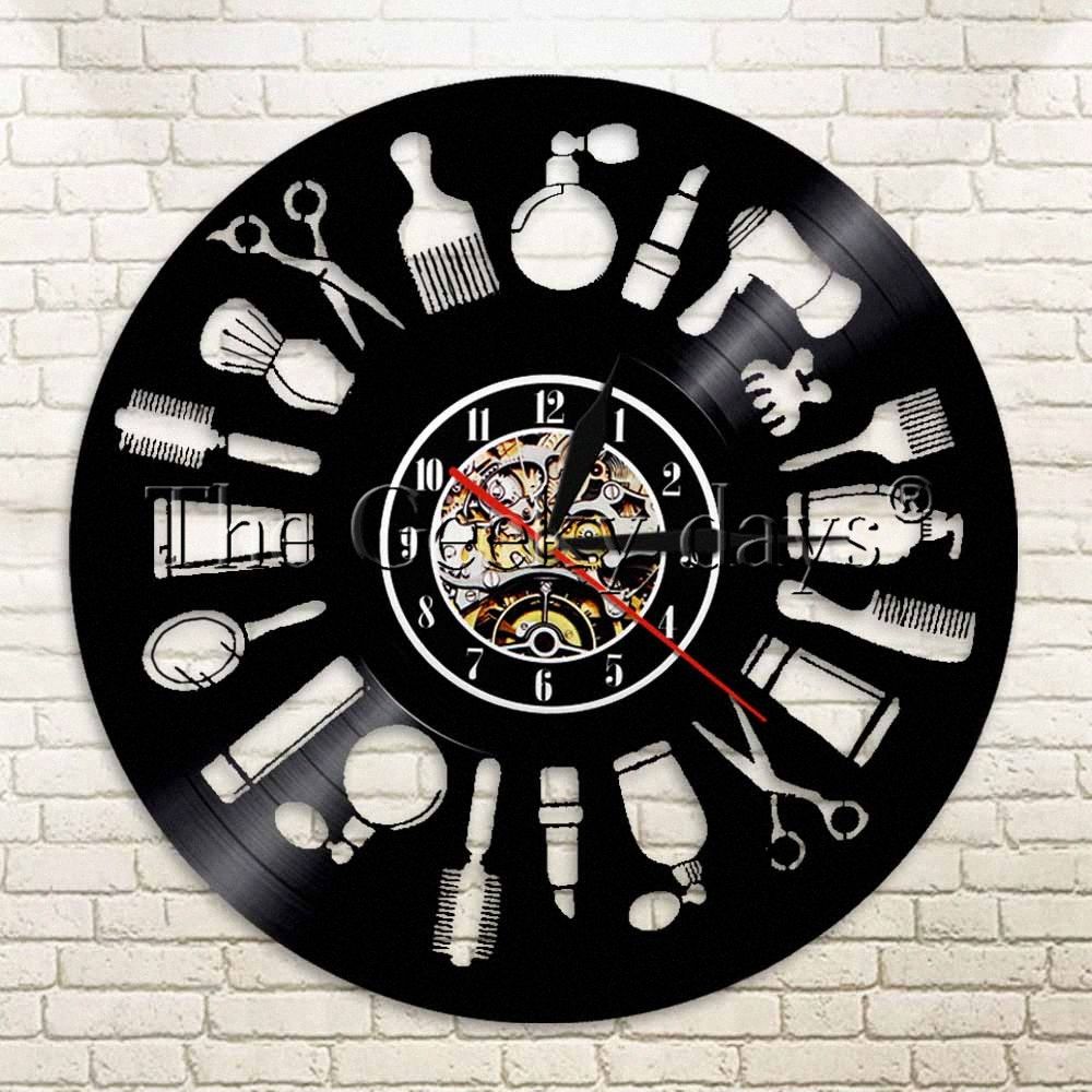 Wholesale Hair Record Wall Art Clock Barber Shop Decor Hairdresser Beauty Salon Beauty Handmade Gift Whe0 Wall Clocks For Living Room Wall Clocks For Office From Dianxinkai 27 19 Dhgate Com