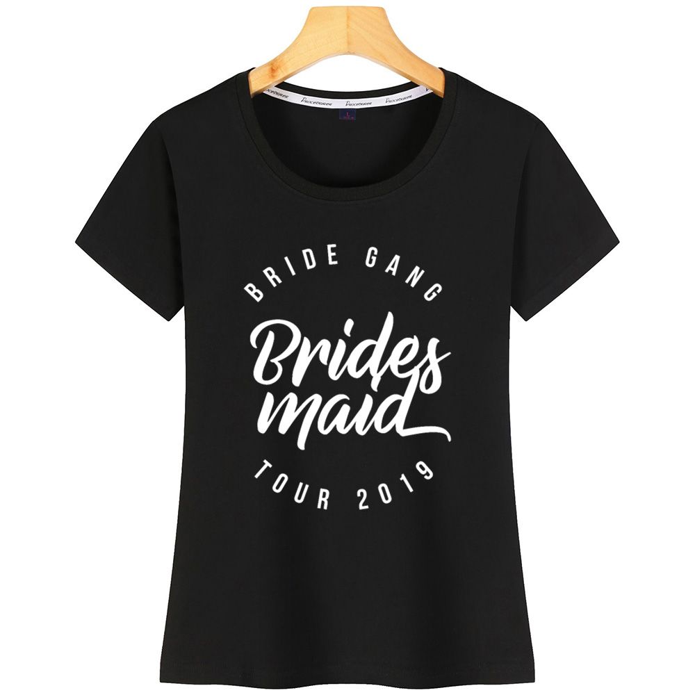 bridesmaid printed t shirts
