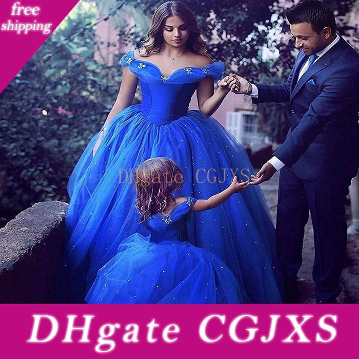 blue cinderella dress for prom