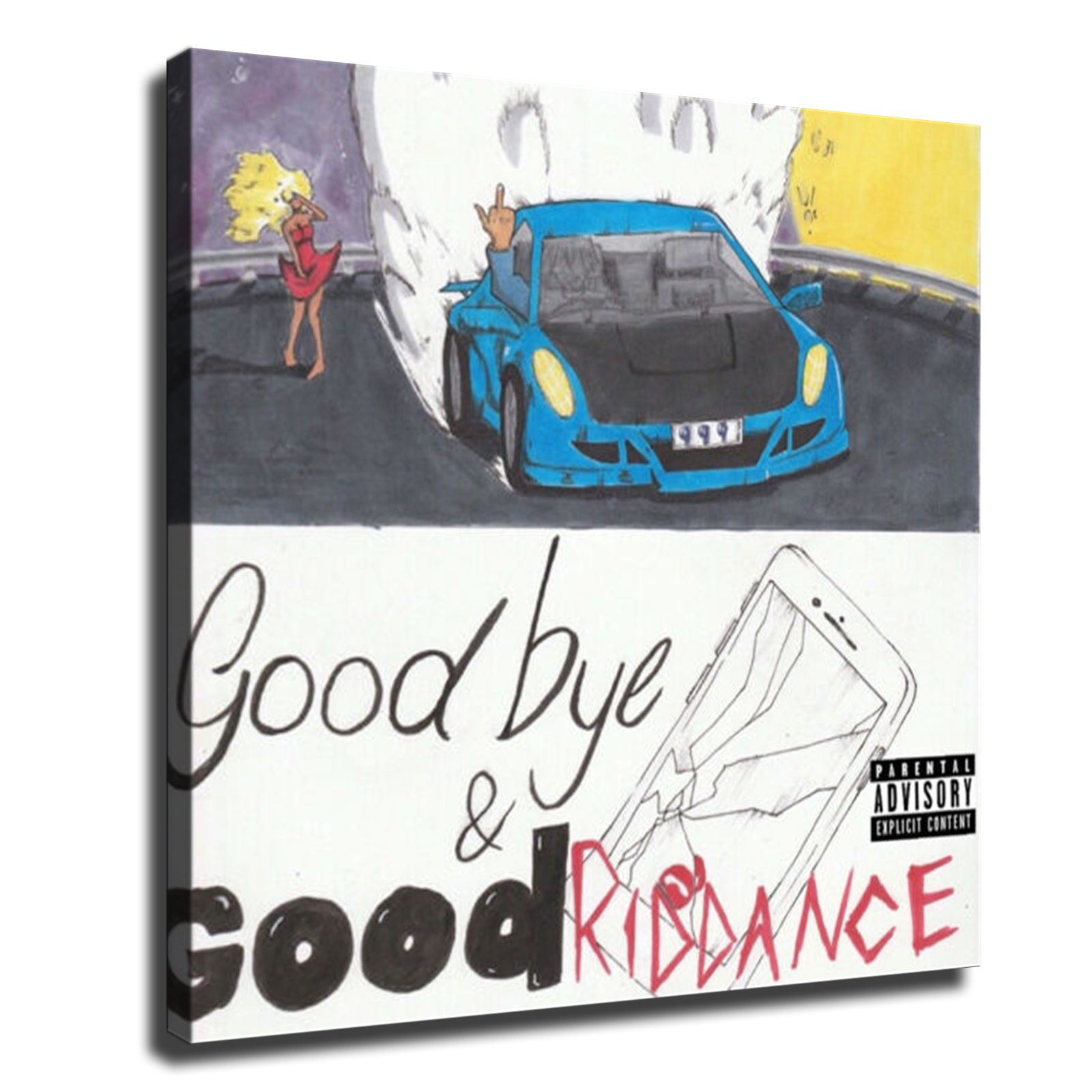 DOUBLE Z Goodbye and Good-Riddance Poster Canvas Print Wall Art,20×20 Inch DOUBLE Z Goodbye and Good-Riddance Poster Canvas Print Wall Art,20×20 Inch