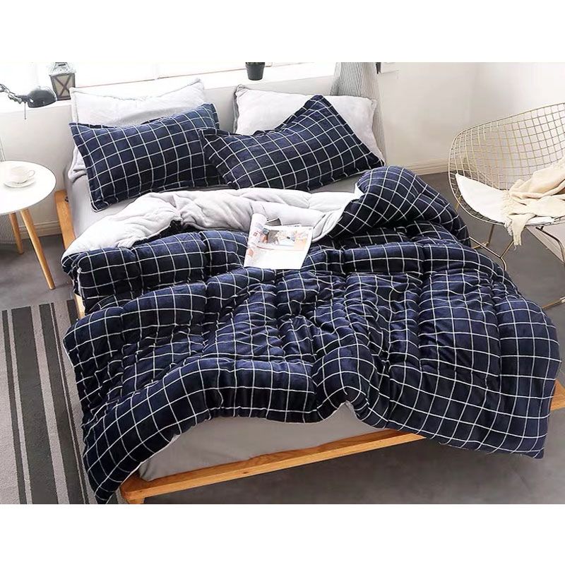 2021 Twin Queen King Size Printed Thick Warm Quilt Duvet Home Luxury Patchwork Winter Lamb Cashmere Blanket Quilted Bedding Comforter From Galry 121 73 Dhgate Com