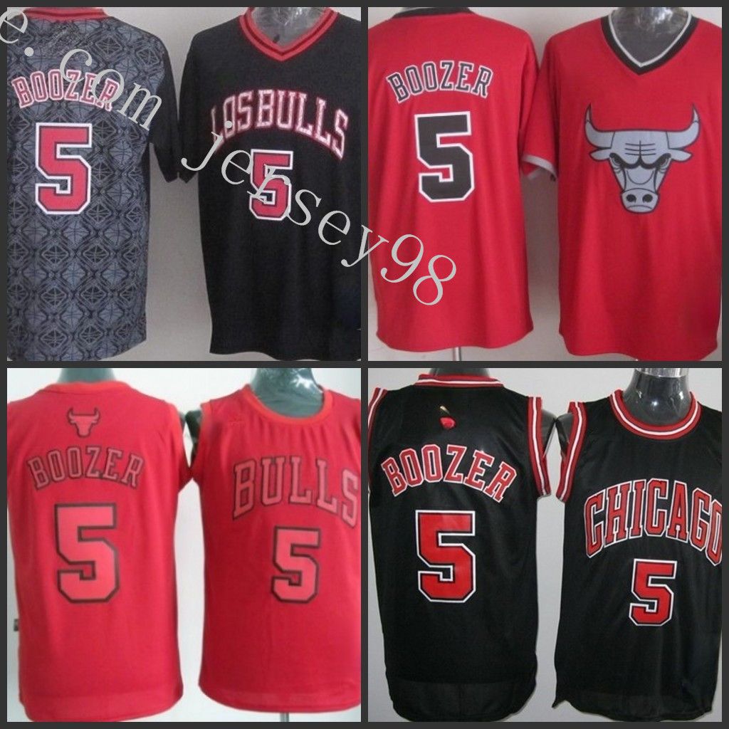 Adidas Chicago Bulls Carlos Boozer 5 NBA Basketball Jersey / 