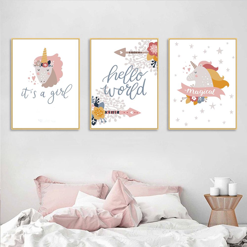 posters for baby girl nursery