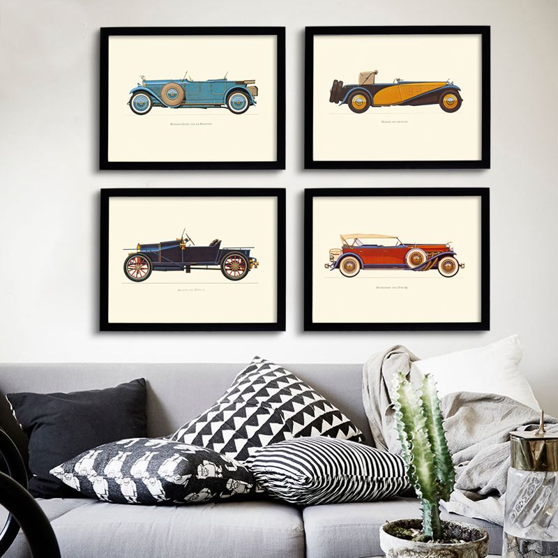 2021 New Classic Cars Vintage Canvas Painting Posters Prints Oil Wall Art Pictures For Living Room Decoration Home Decor Unframed From Walkermove 36 64 Dhgate Com