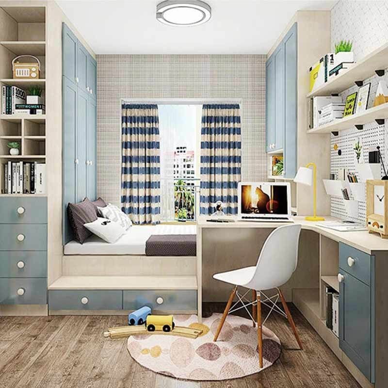 baby crib in living room