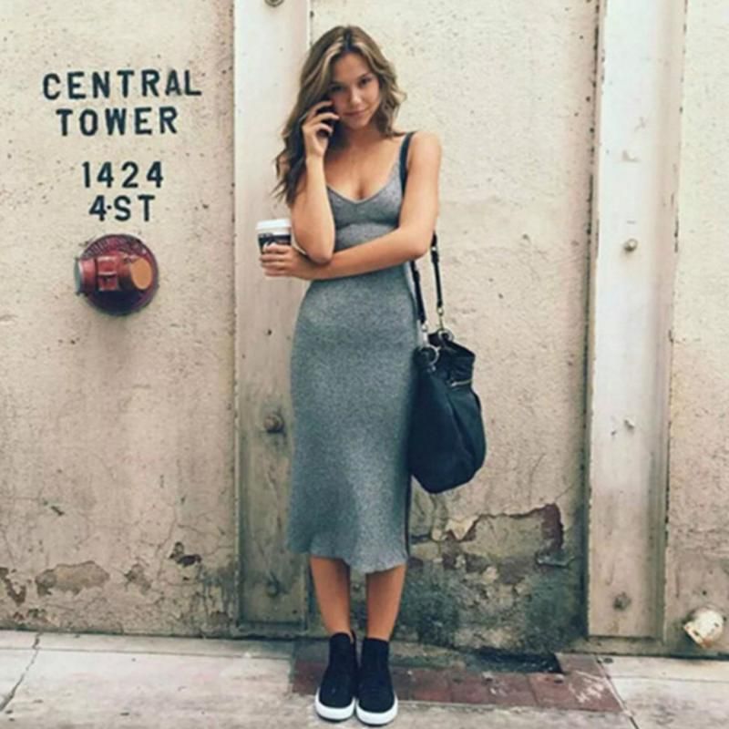 midi bodycon dress with split