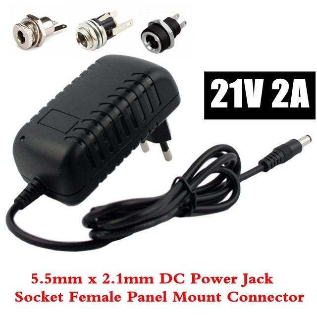 Accessories Parts Chargers 21v 2a 18650 Lithium Battery Charger 18v Lithium Battery Charger 5 5mm X 2 1mm Dc Power Jack Socket Female Panel Usb Wall Charger Micro Usb Charger From Phone1 Store 17 38 Dhgate Com