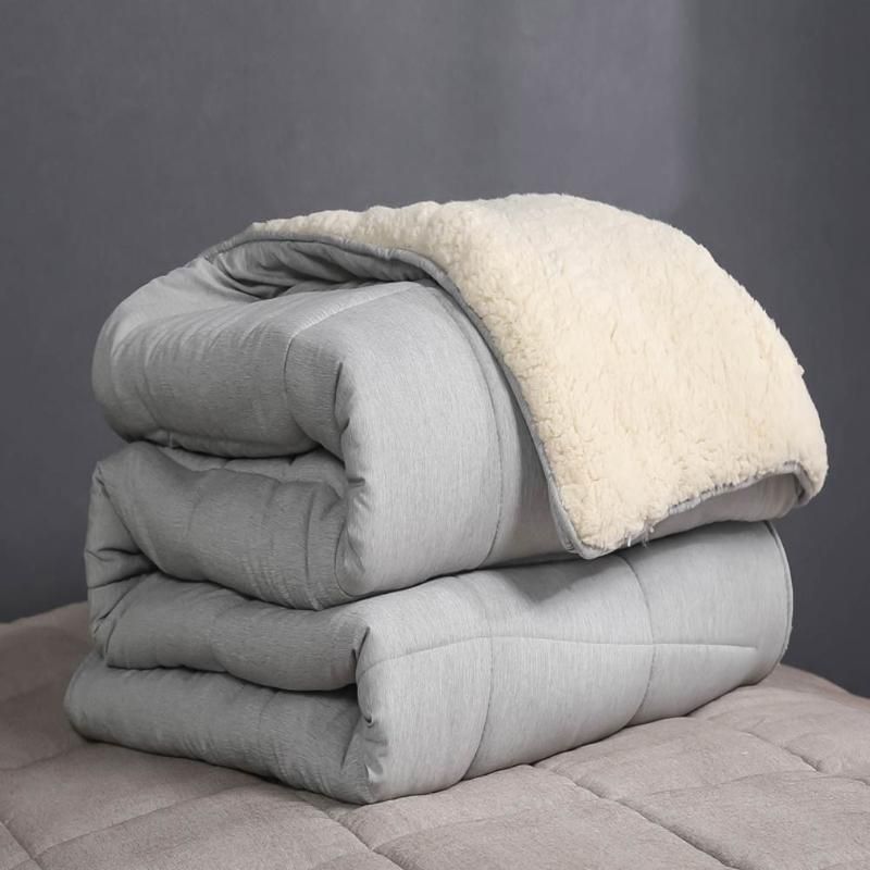 2021 Svetanya Sherpa Fleece Comforter Double Side Thick Winter Quilt Queen King Size Blanket From Huuus 139 3 Dhgate Com