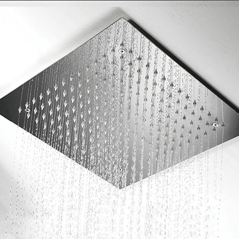 2021 Max Flow Stainless Steel Square Shower Head 24 Inches In Wall
