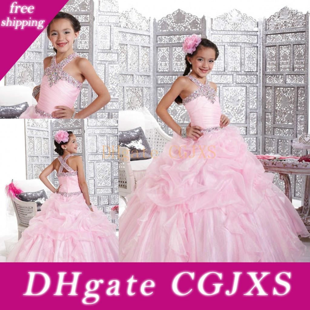 pink sparkly dress little girl