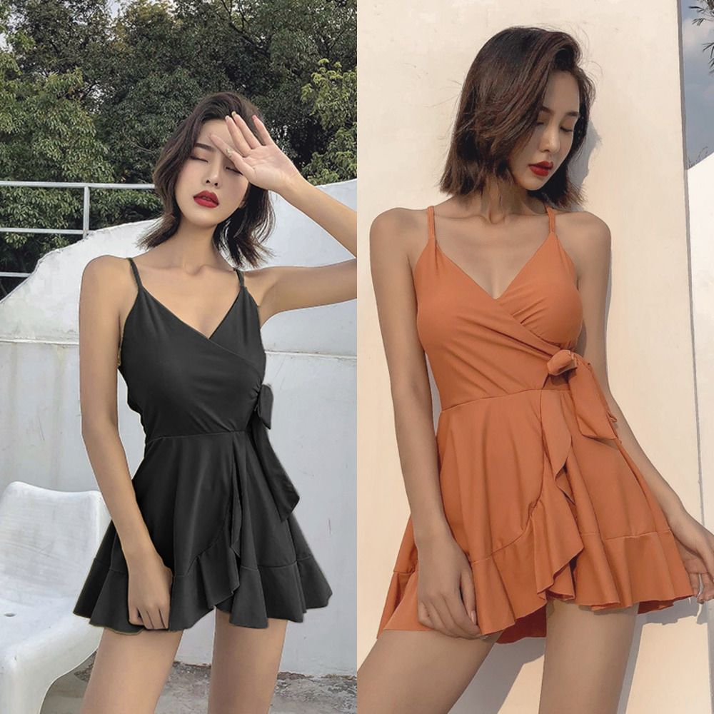 one piece dress korean