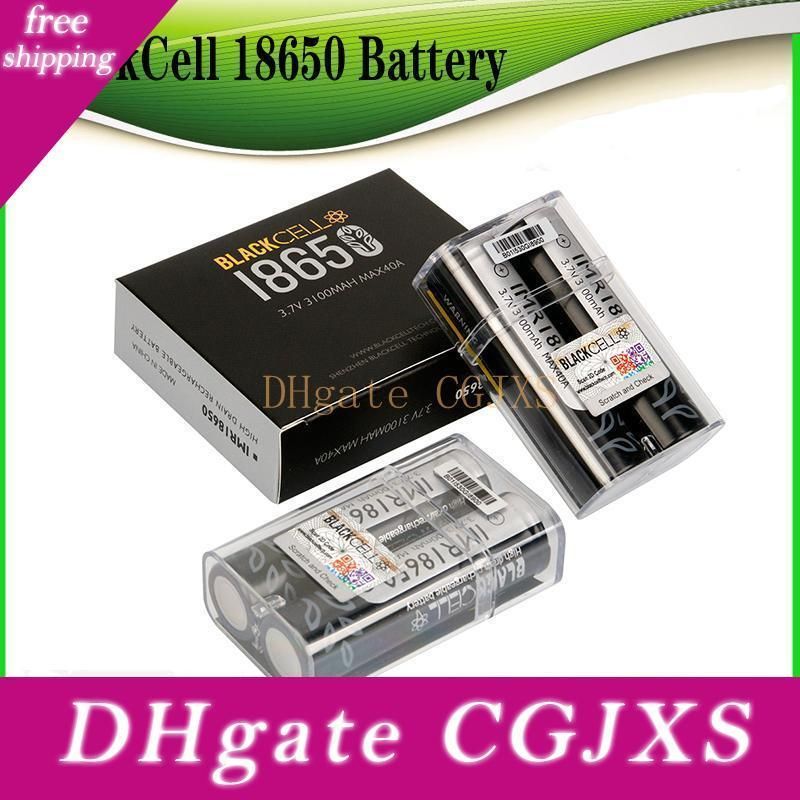 Authentic Blackcell Imr 18650 Battery 3100mah 40a 3 7v Rechargeable Lithium Vape Flat Top High Drain 18650 Imr18650 Box Mod 100 Genuine E Cigs Batteries E Power Battery From Lailielai 2 94 Dhgate Com