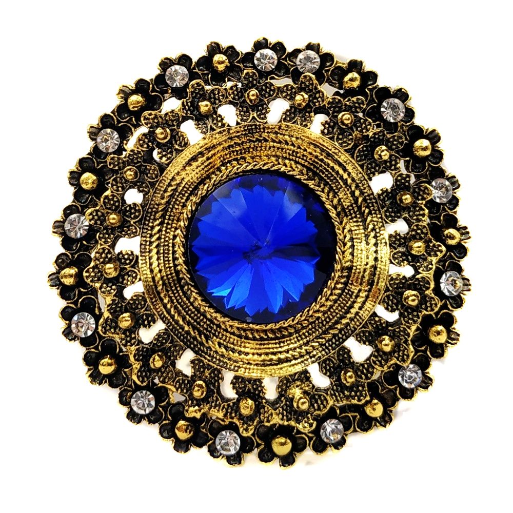 large round brooch