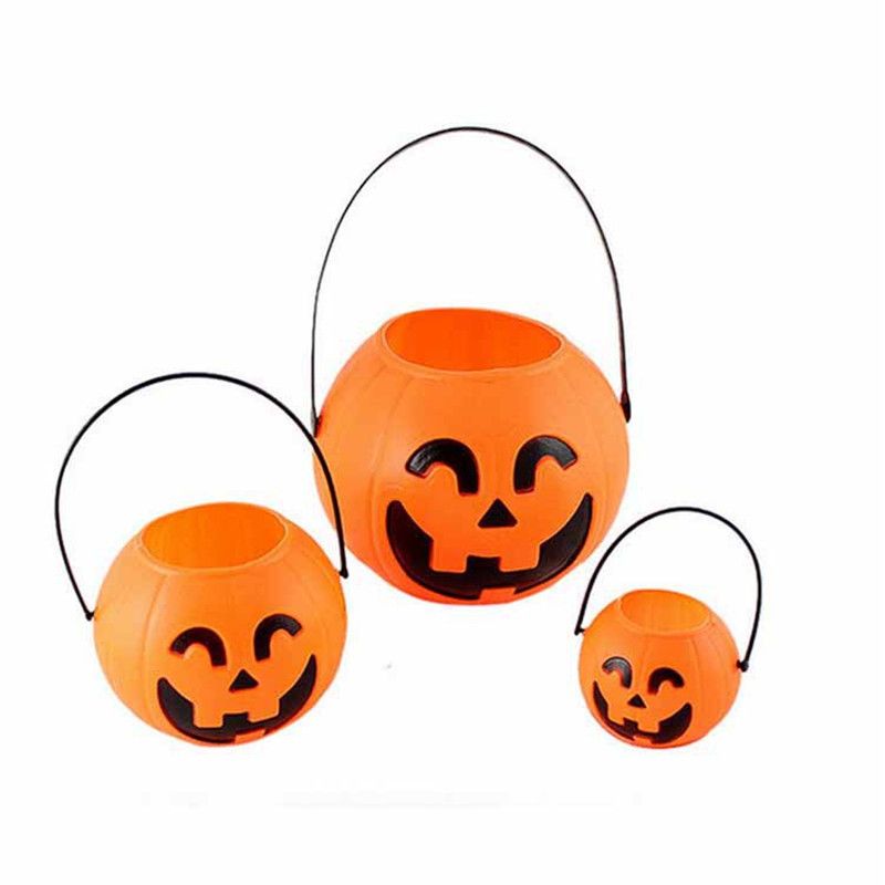 Los titulares caliente mini dulces de calabaza de Halloween cubo de plástico mini calabaza cesta de Los titulares caliente mini dulces de calabaza de Halloween cubo de plástico mini calabaza cesta de