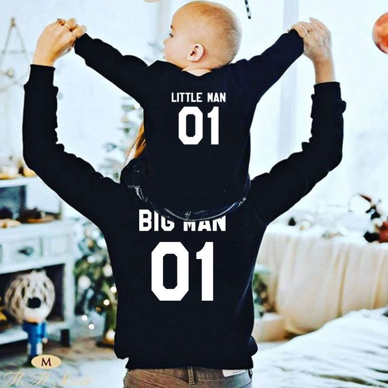 Compra Camisas Como Padre E Hijo Ropa Sudaderas Big Man Pequeños Hombres De  Manga Larga Pijamas Juego Navidad De La Familia Look Ropa WY6023 Barato |  Entrega Rápida Y Calidad | Es.Dhgate