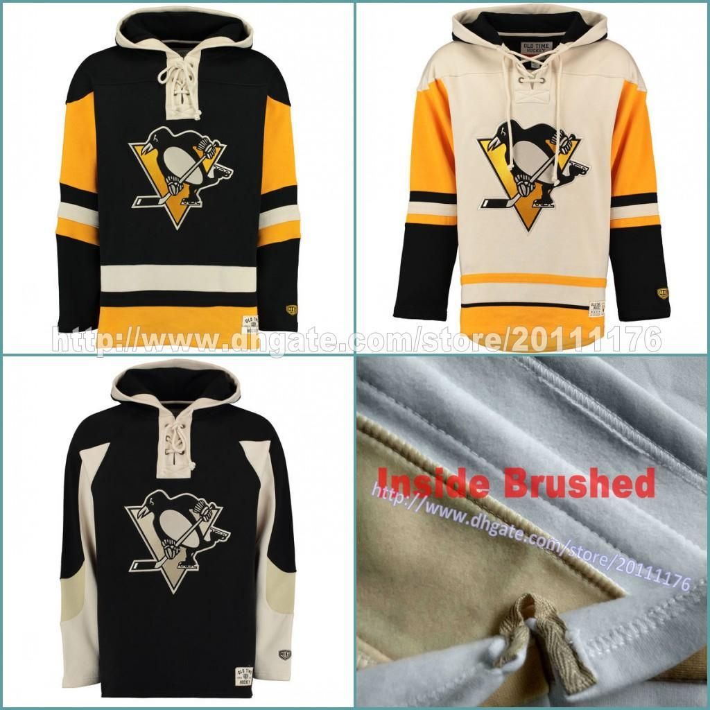 Pittsburgh Penguins Custom Hockey Jersey Hoodie Sittched Name Number