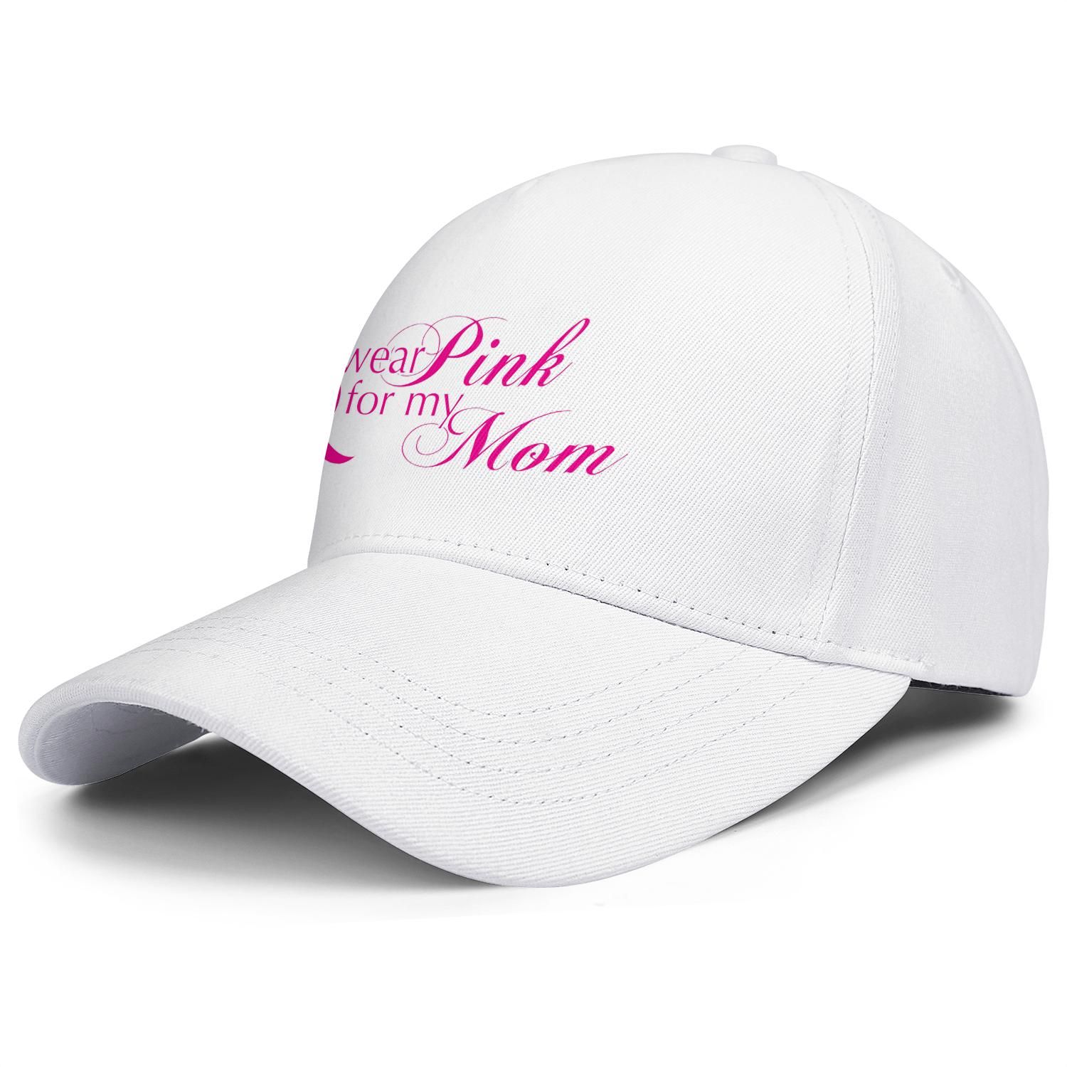 Violar Maldito rizo Moda gorra de béisbol llevo el rosa para mi mamá Cáncer de Mama ajustable  del sombrero