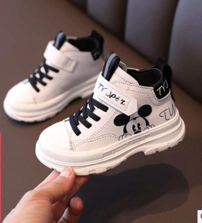 Compre Moda 1 3 5 Anos Ocasionales Calzado Deportivo Nuevo Estilo Del Otono De Los Ninos Y Ninas De Dibujos Animados De Corea Del Corte Medio Zapatos De Bebe De Los Ninos