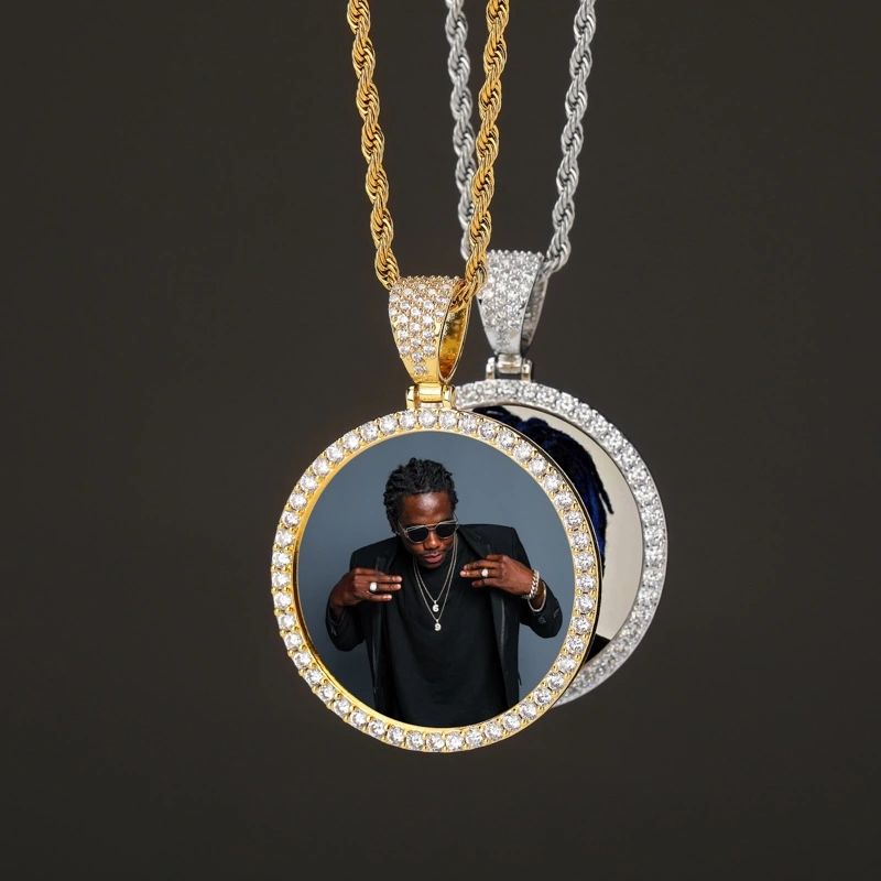 Big Circle Pendant Necklaces Men 