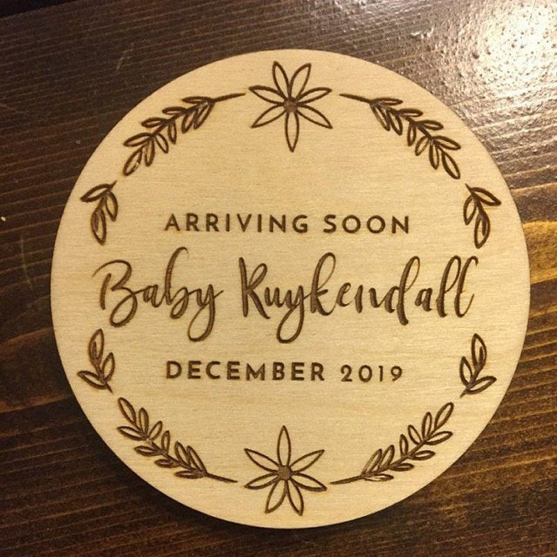 save the date baby announcement