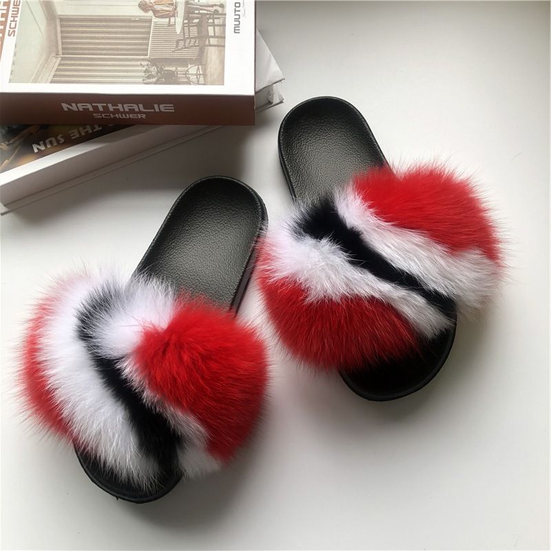 cheap fluffy slippers