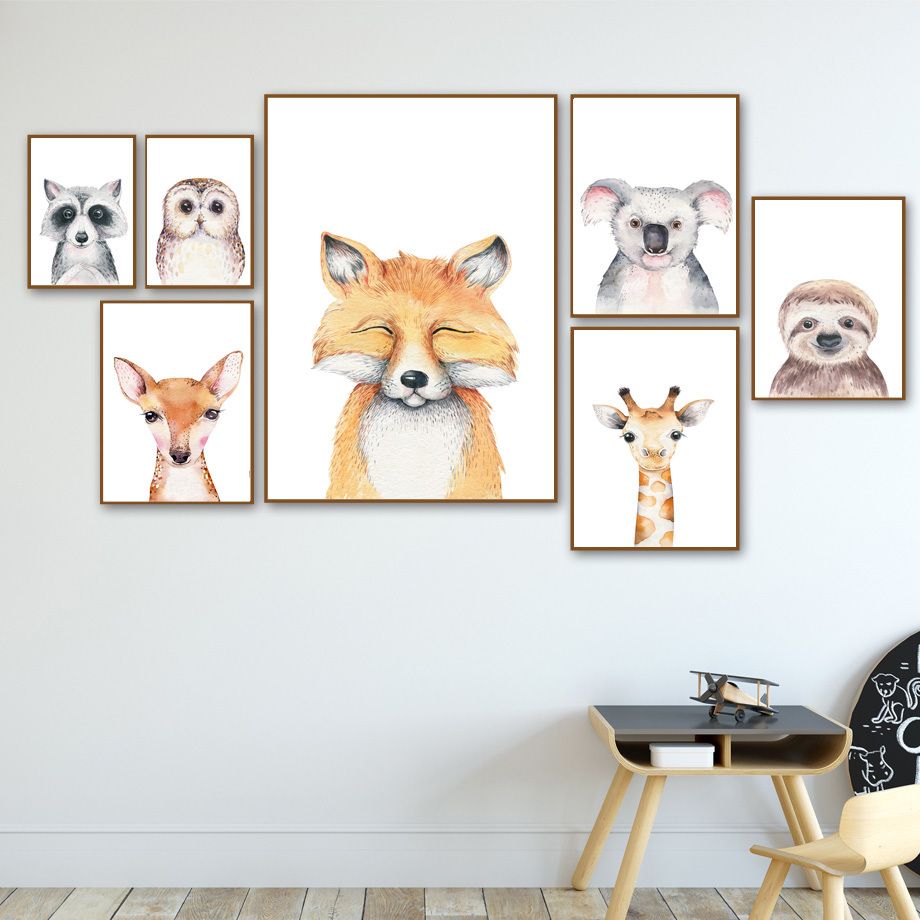 sloth nursery art