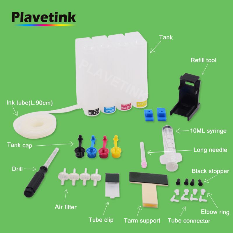 Compra Sistema Ciss Plavetink Ciss Depósito De Tinta Kit Para 300 XL 300XL  Cartucho De Tinta HP Deskjet F4280 F4283 F4288 F4292 F4293 F4294 Impresora  Barato | Entrega Rápida Y Calidad | Es.Dhgate