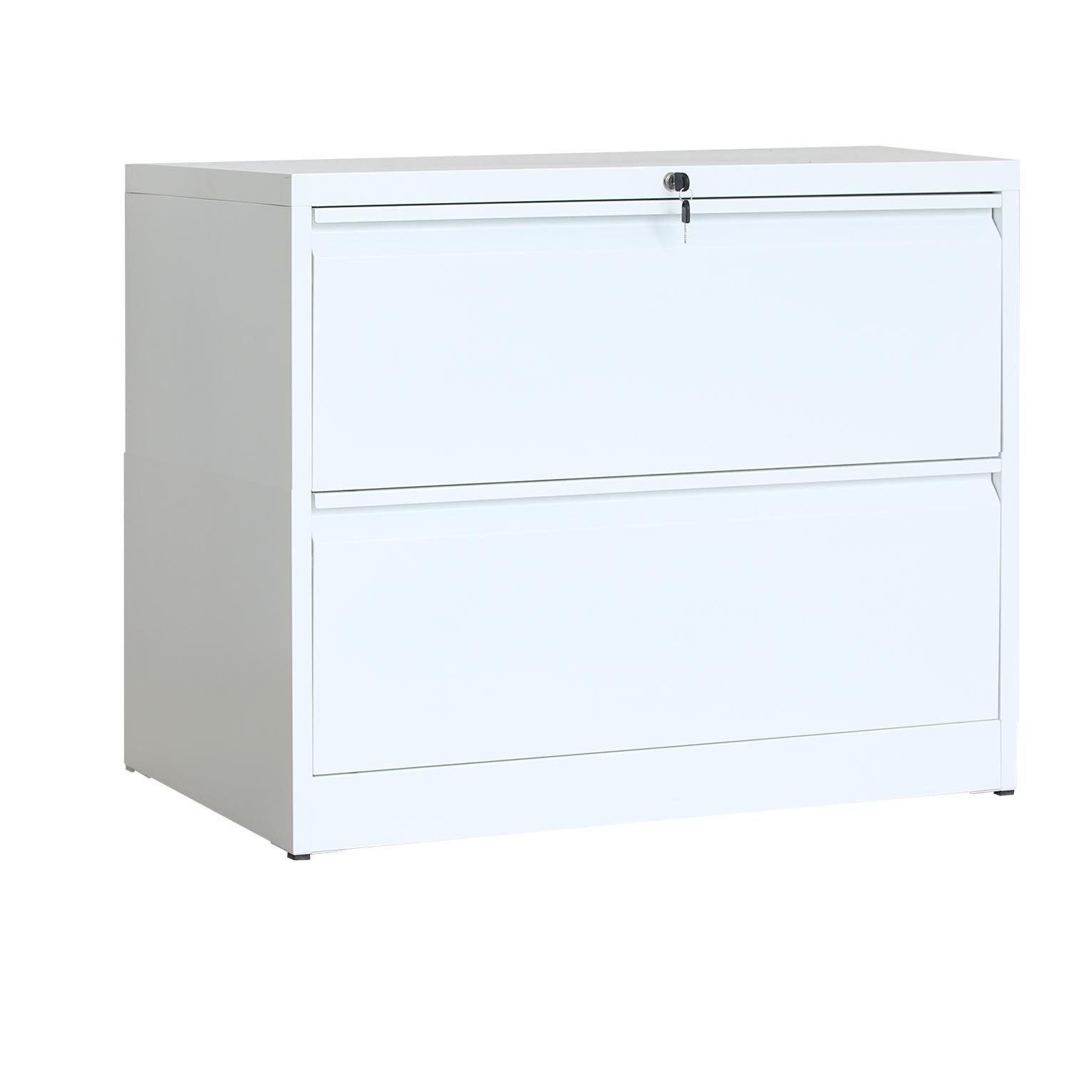 2020 Us Stock Lateral File Cabinet 2 Drawer With Lock And Key Storage Cabinet White Wf192114kaa From Factory Sale 288 93 Dhgate Com