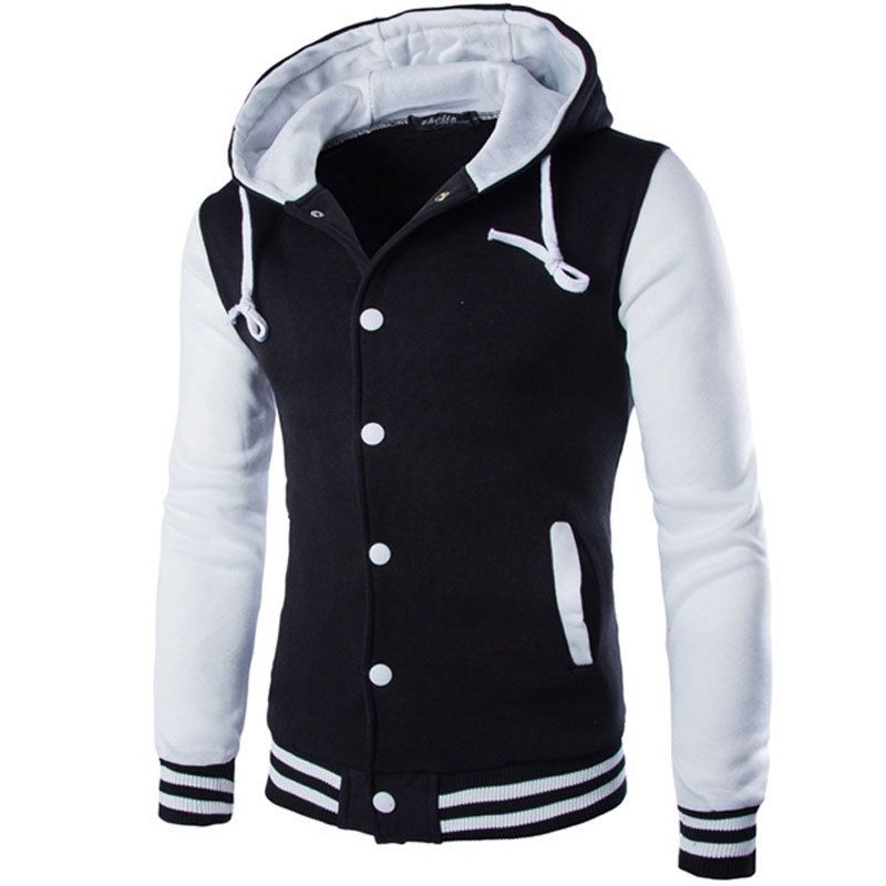 slim fit varsity jacket