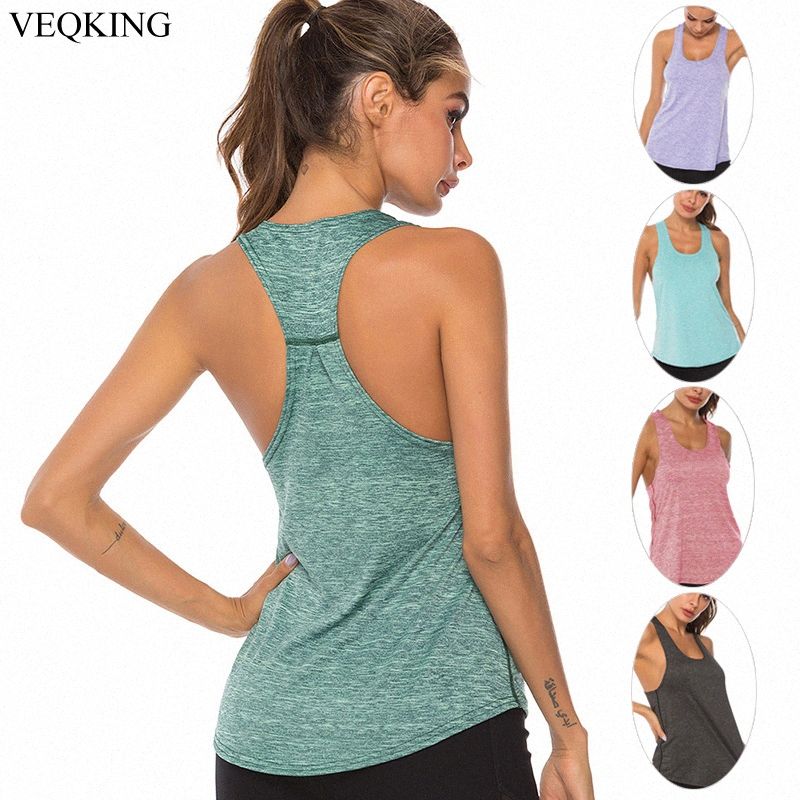 Gimnasio King Mujer Deporte Chaleco Con Cinta Gimnasia Entreno Running Top Moda Estilo Casual