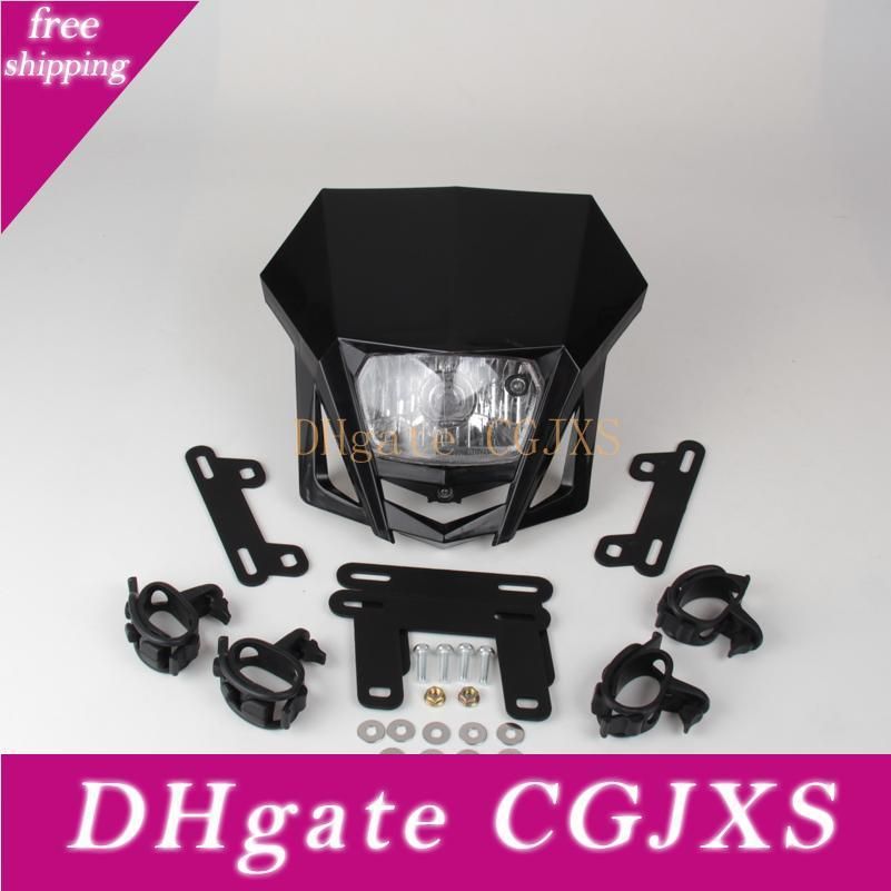 Street Fighter Motorcycle Dirt Bike MX Universal Headlight Headlamp Fairing New