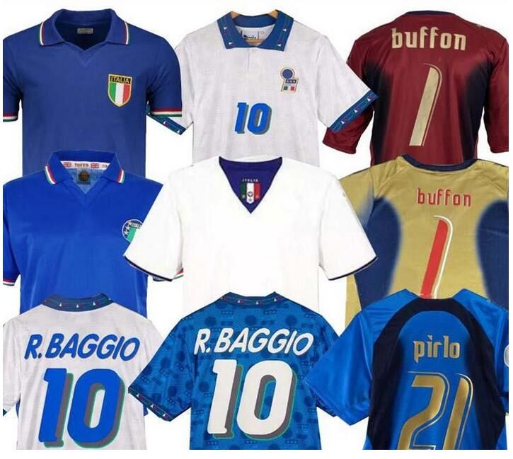 2020 Italy Retro Soccer Jerseys 1990 2000 Football Shirt 1994 JERSEY