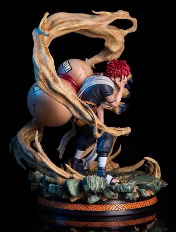 Naruto Gaara Resin Model Shukaku One Tailed Painted Sabaku no Gaara GK Figure NB Naruto Gaara Resin Model Shukaku One Tailed Painted Sabaku no Gaara GK Figure NB