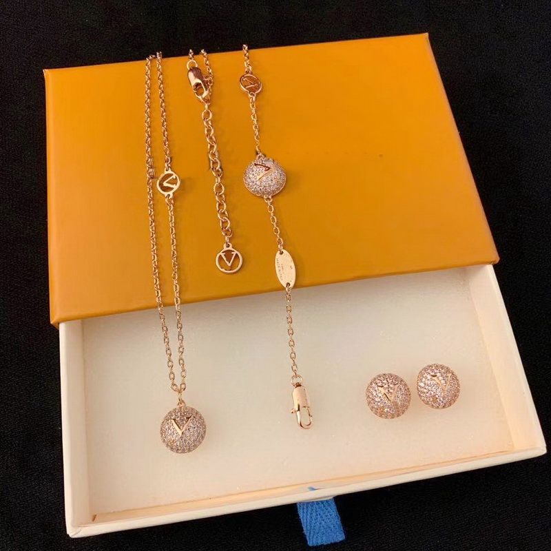 1 sets (3 pieces) / rosegold