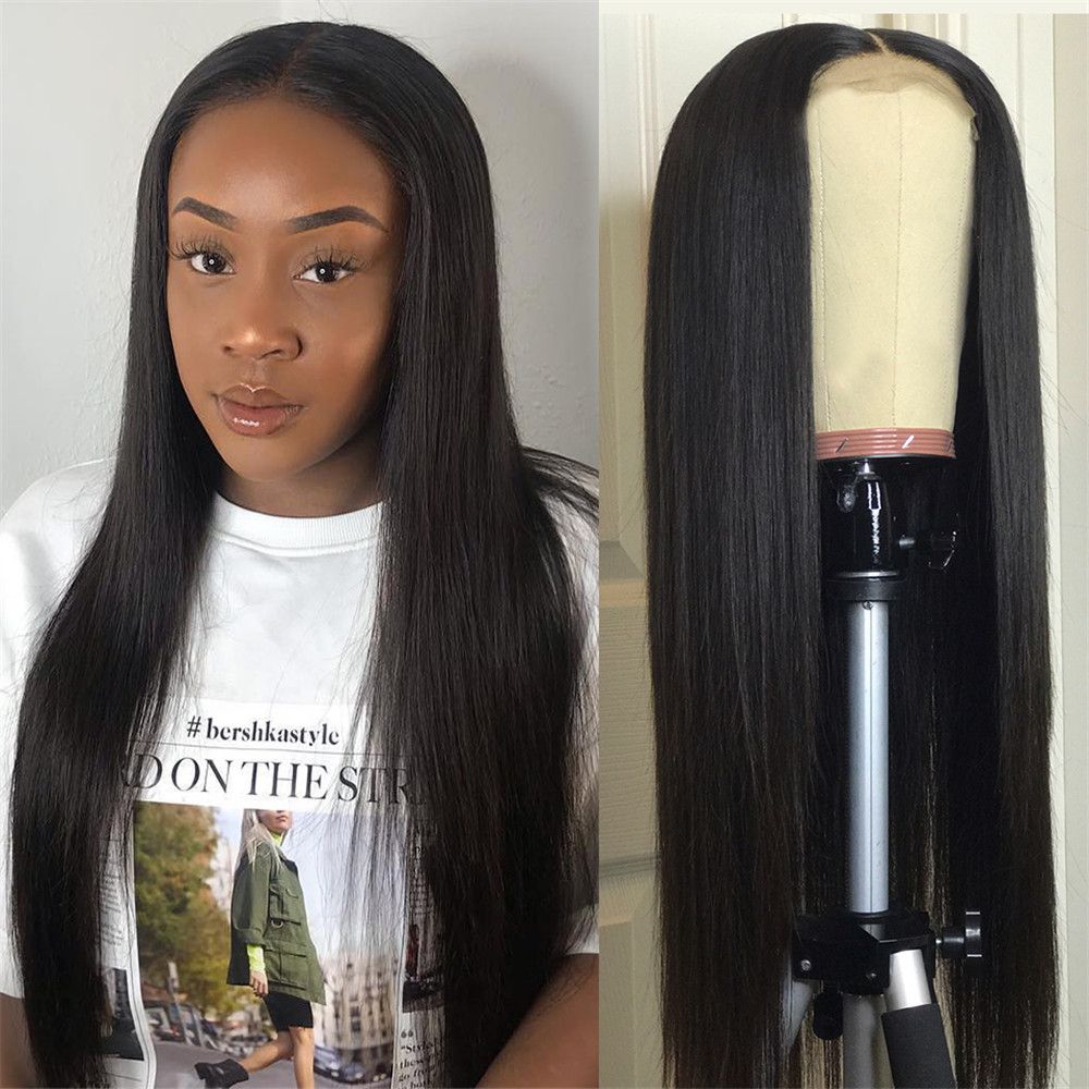 Bella Hair Straight Indian Full Lace Wig Human Hair 100 view 2