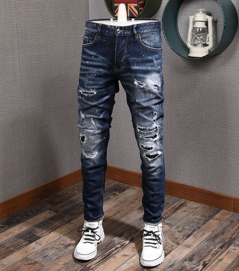 new design damage jeans