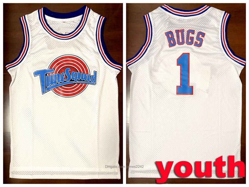 2022 Men SPACE JAM NEW LEGACY Movie #1 BUGS #23 JAMES 90s Basketball Jerseys  Stitched Black White Size S XXL From Gemma_young, $13.69