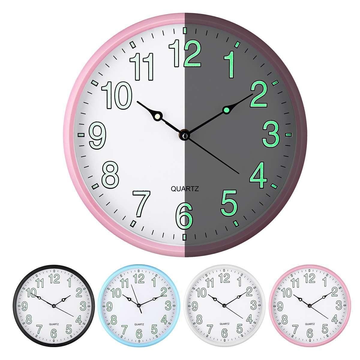 12 Wall Clock Glow In The Dark Silent Quartz Home Decoration Livingroom Digital Number Wall Clock Glow Light Up Y200109 Wall Clocks For Kitchens Wall Clocks For Living Room From Highqualit06 25 59