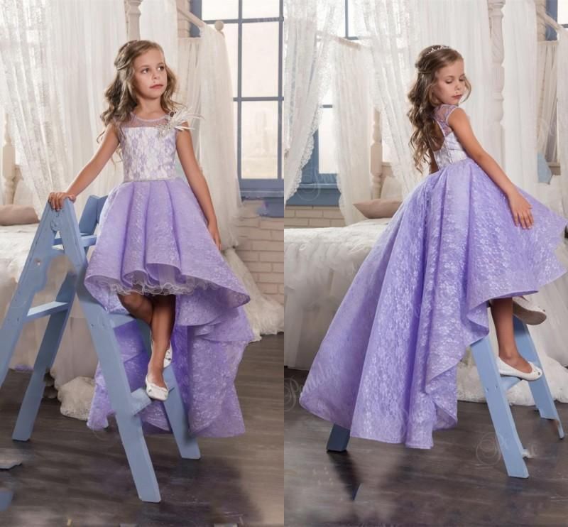 lavender lace flower girl dresses