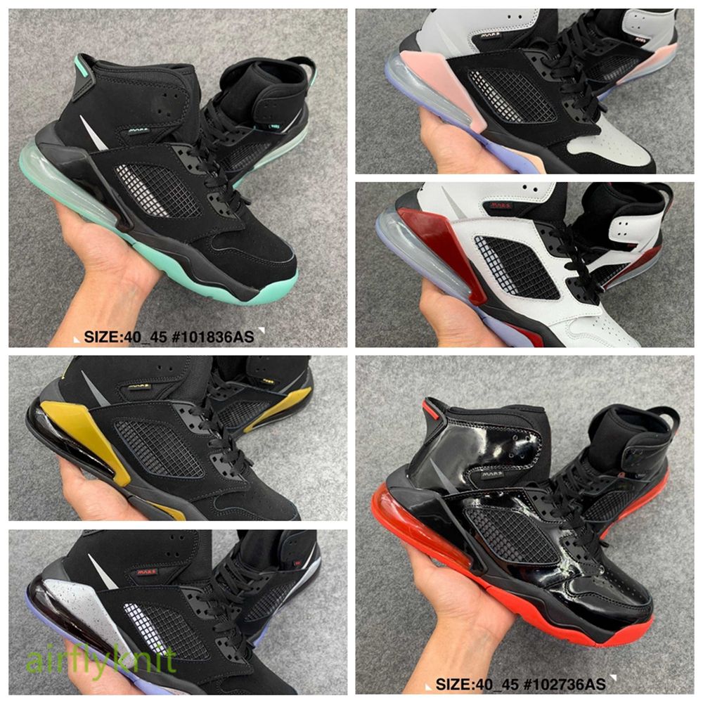 Compre Nike Air Jordan Mars 270 Retro AJ270 AJ Caliente 270 Travis Scott 270  270S Gato Negro 2020 Zapatos De Baloncesto Del Mens Corte Rojo Púrpura  Metálico Bred Raptors 40 45 Zapatillas