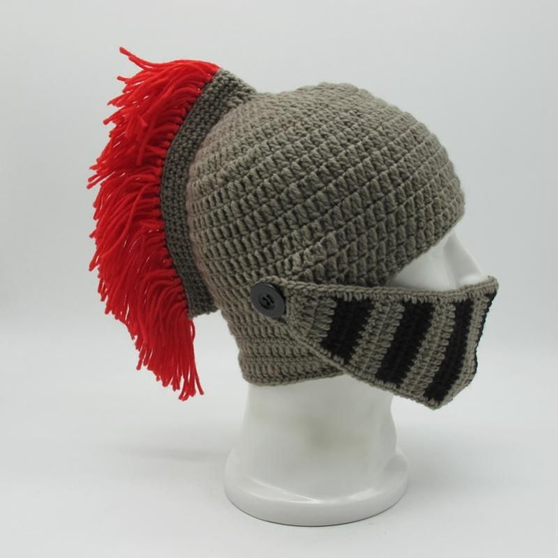 preámbulo Intrusión Reprimir Gorros 2021 invierno hecho a mano graciosos sombreros fresco tassel rojo  romano caballero casco máscara cosplay