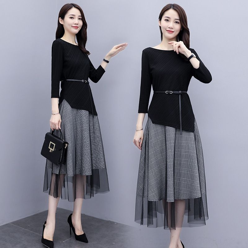 two piece western dress