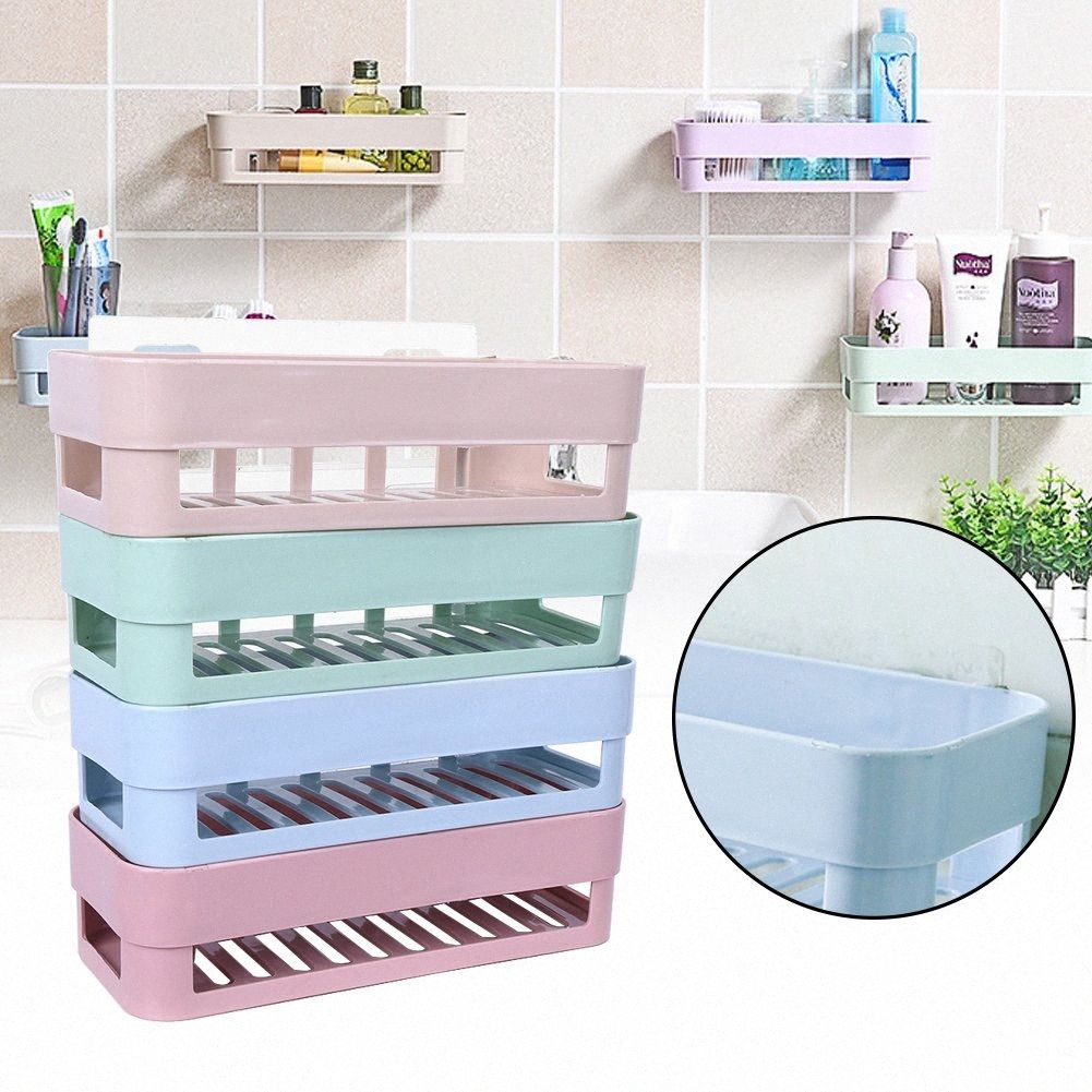 2020 Stick Type Corner Storage Rack Organizer Wall Shower Shelf Basket Bathroom Shampoo Holder Kitchen Bathroom Storage Shelves Wdcm From Tangulasi 22 58 Dhgate Com