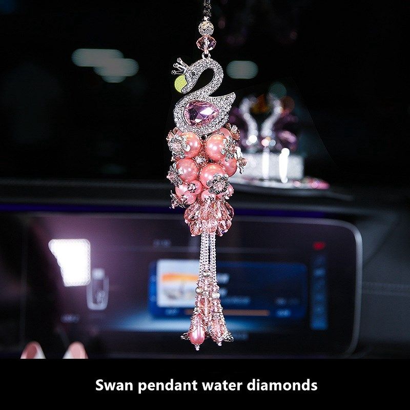 Swan pendant water diamonds