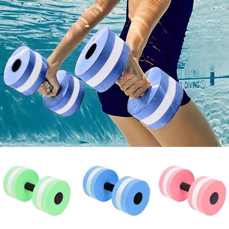1pcs EVA Agua Espuma flotante con mancuernas peso del deporte de agua Barra aerobic