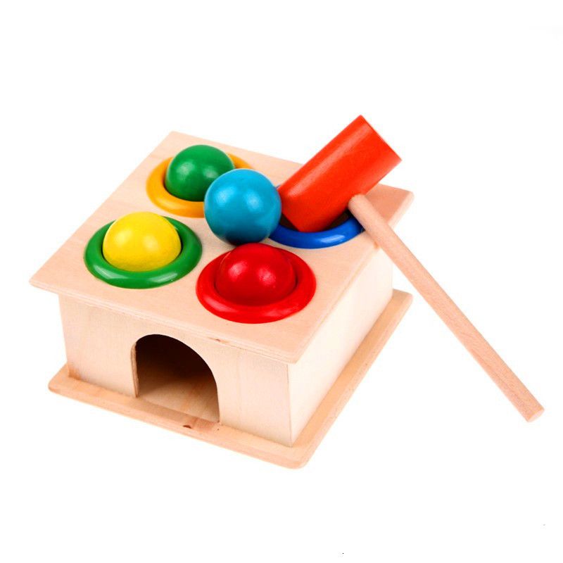 wooden hammer toy set