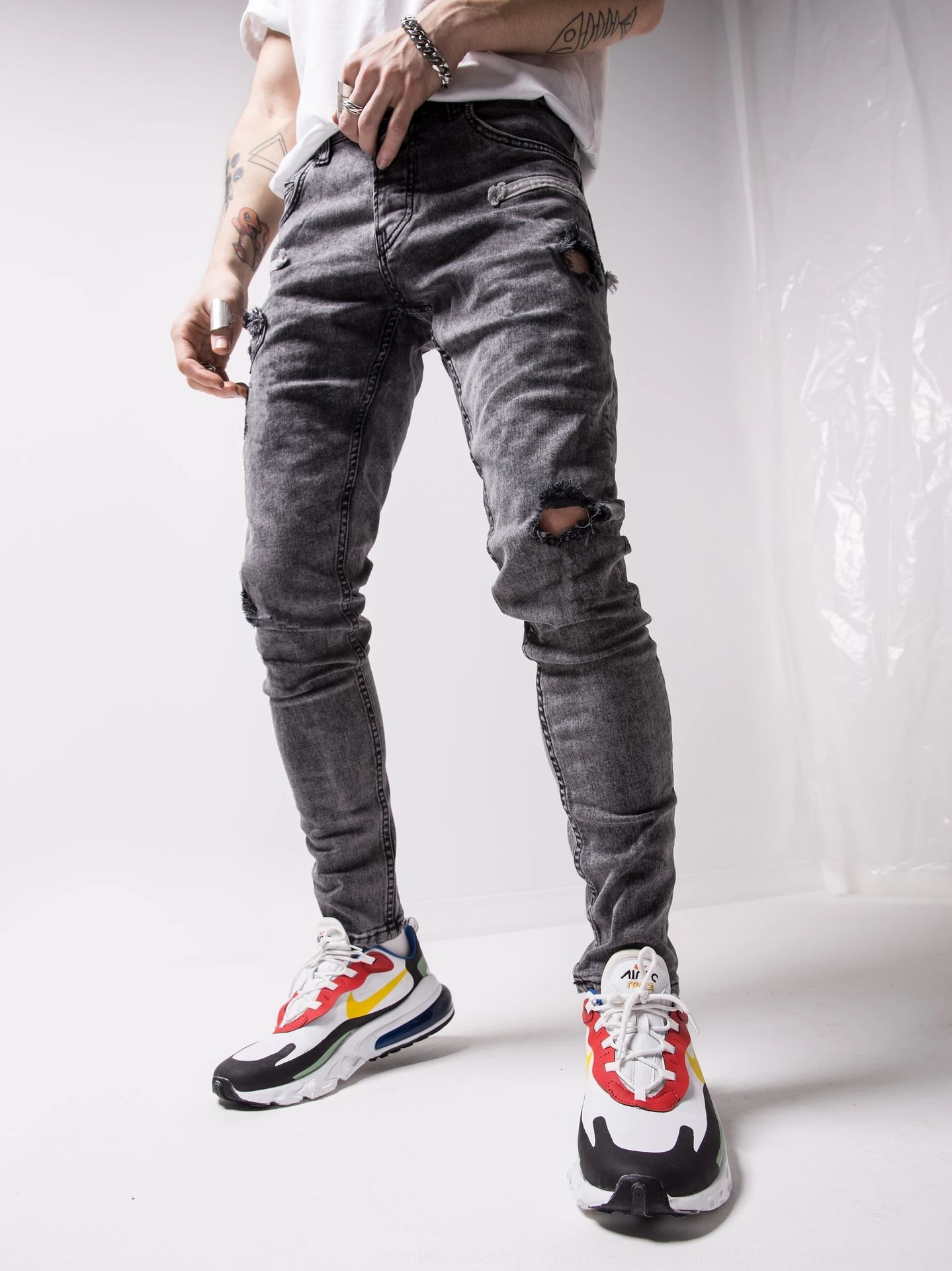 ribbon jeans for mens