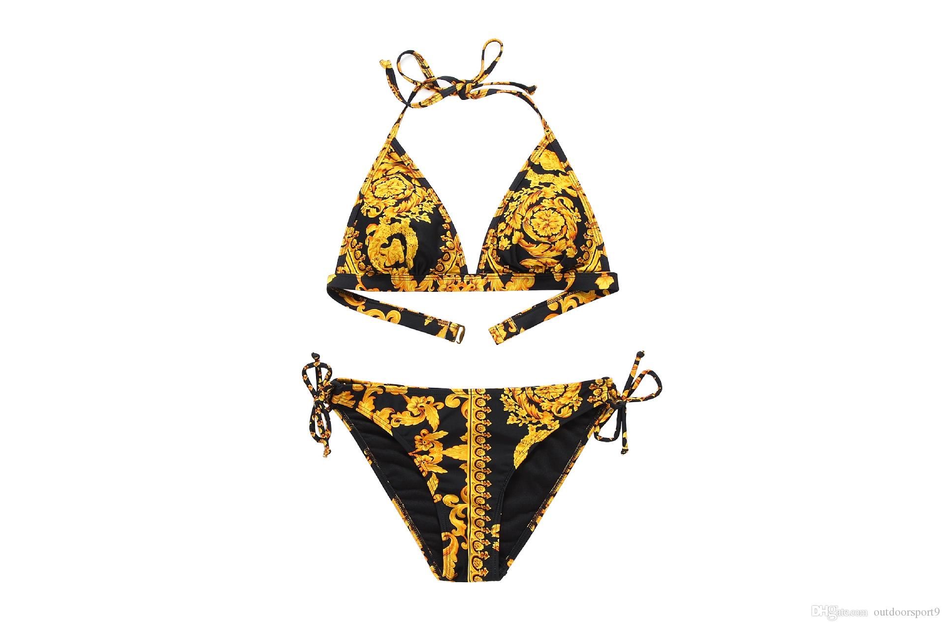 2020 High Quality Designer Ladies Summer Beach One Set Bikini Underwear